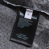 Close-up of Balenciaga designer clothing craftsmanship