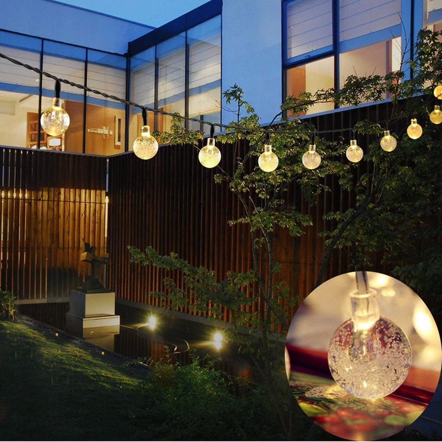 21Ft 30 LED Solar Fairy String Lights