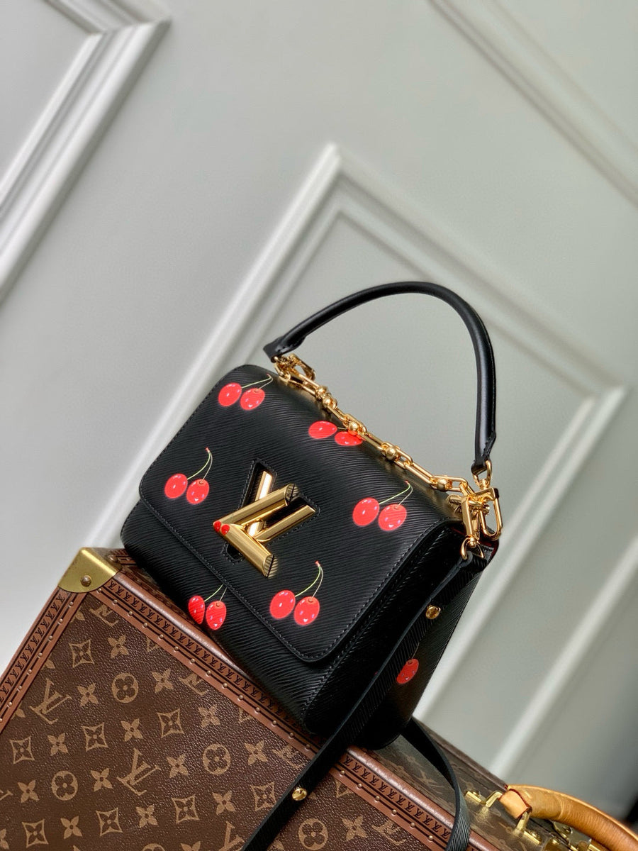Louis Vuitton Bags- Louis Vuitton Lou x Murakami Twist Pm Bag Premium Designer Shoulder Bag