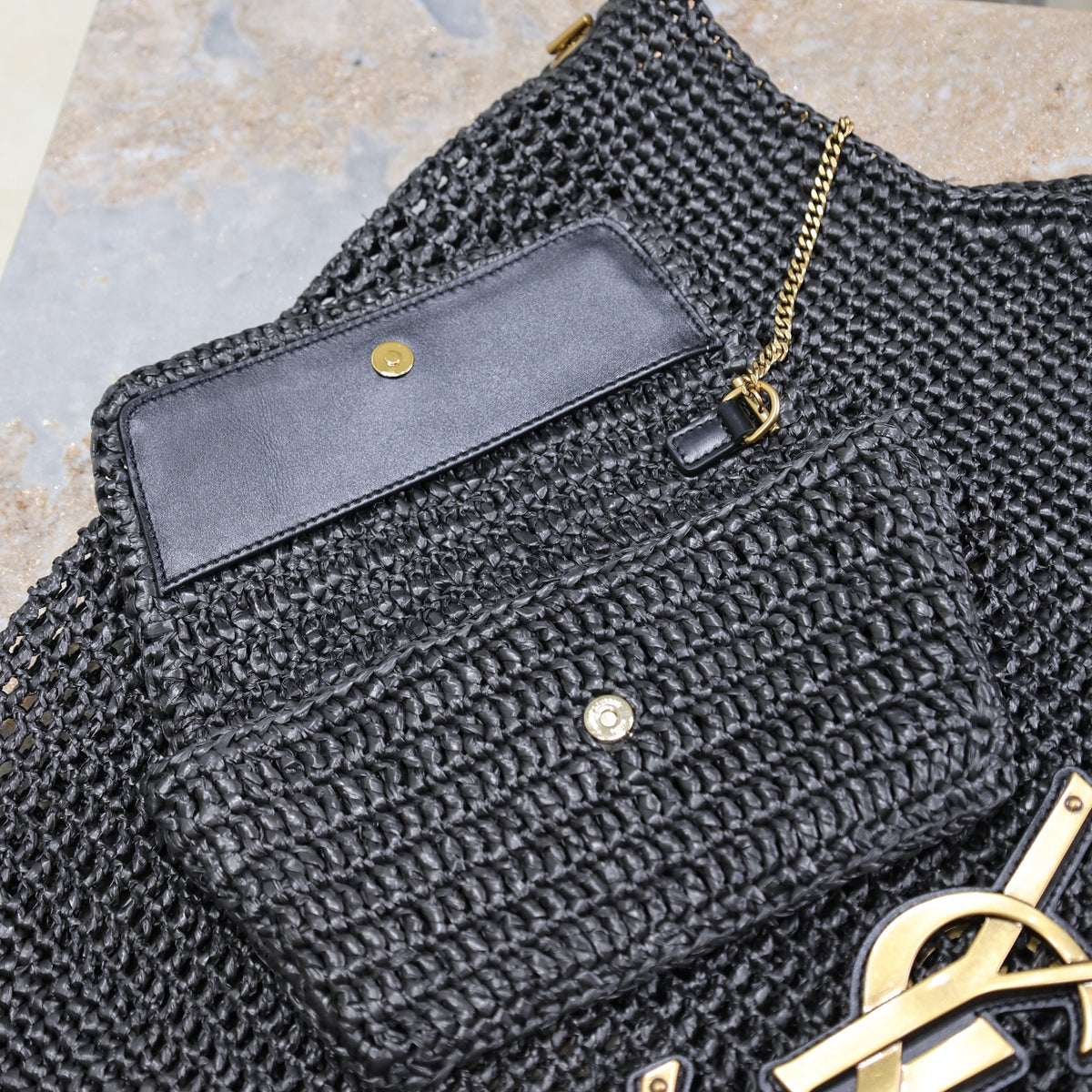 Saint Laurent Bags- Saint Laurent Icare In Raffia Bag Elegant Everyday Designer Handbag
