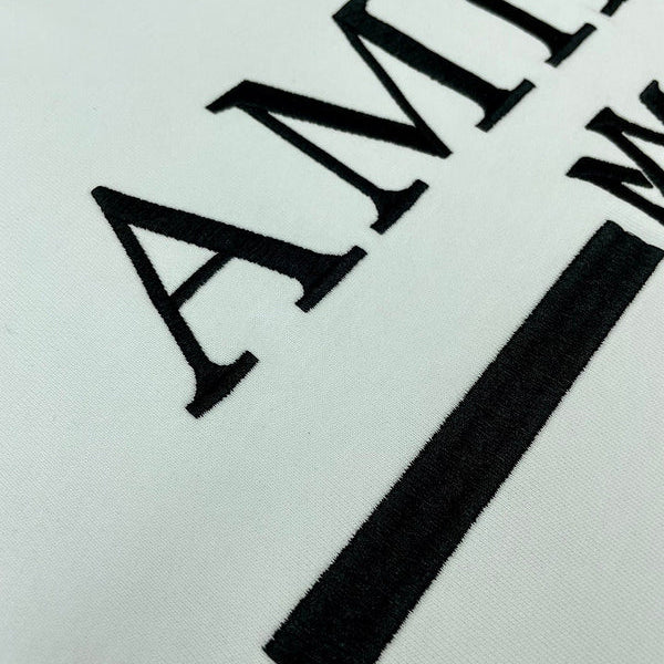 Amiri designer hoodie full view