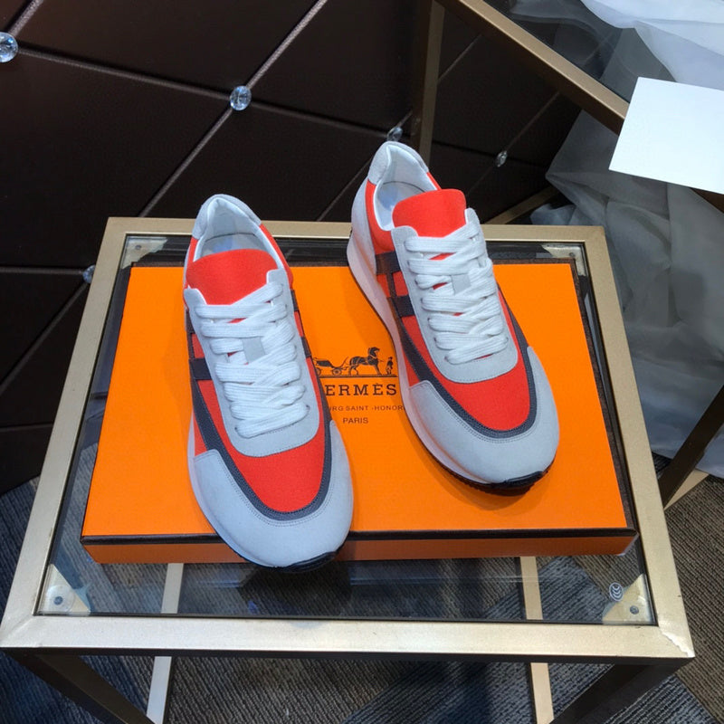 Hermès Nude Slip-On Sneakers - Side Profile View