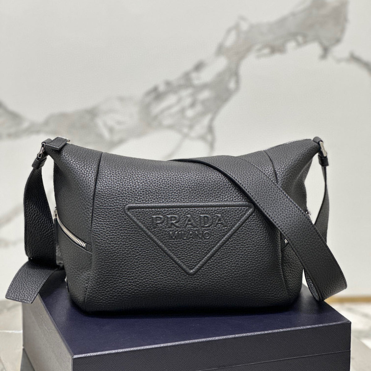 Bags- Pd Leather Bag With Shoulder Strap Premium Designer Shoulder Bag