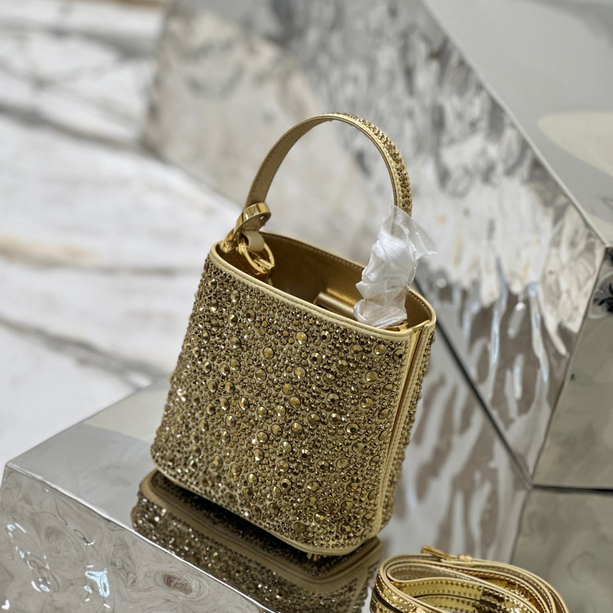 Bags- Pd Panier Satin Bag Premium Designer Shoulder Bag