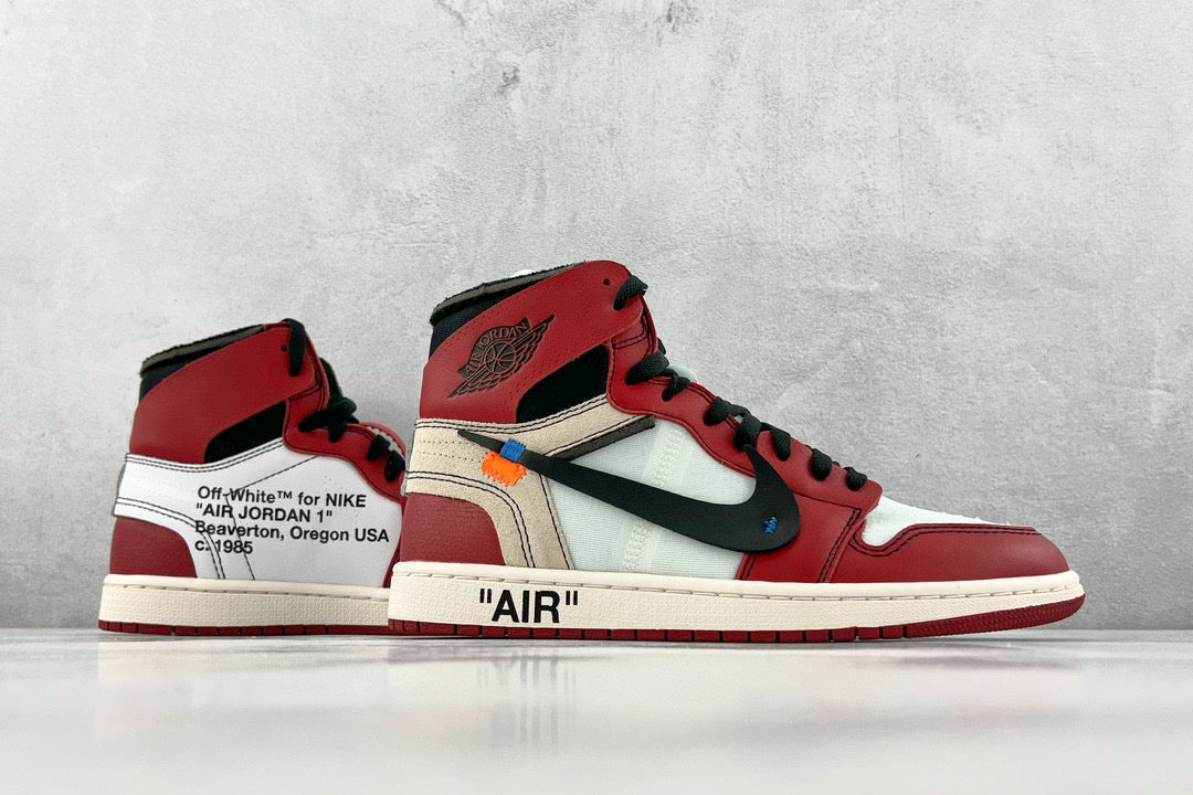 Off-White Shoes- Off-White Off White x Jordan 1 Chicago Comfortable Everyday Designer Shoes