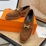 Hermes shoes Style 252 - front view, sleek modern silhouette
