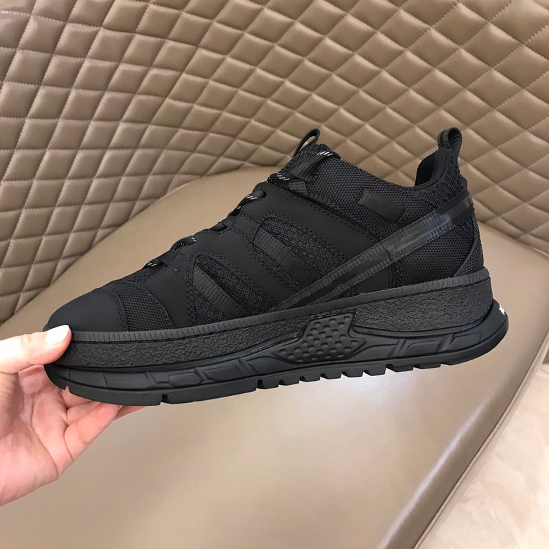Burberry Camel Chunky Platform Sneakers - Back View