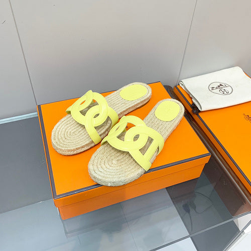 Hermes sandals Style 199 - texture and material detail