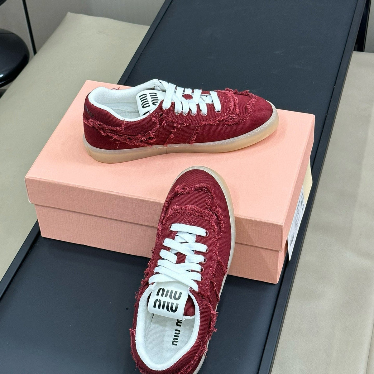 Shoes- Miu M Trainers Luxury Lifestyle Designer Footwear