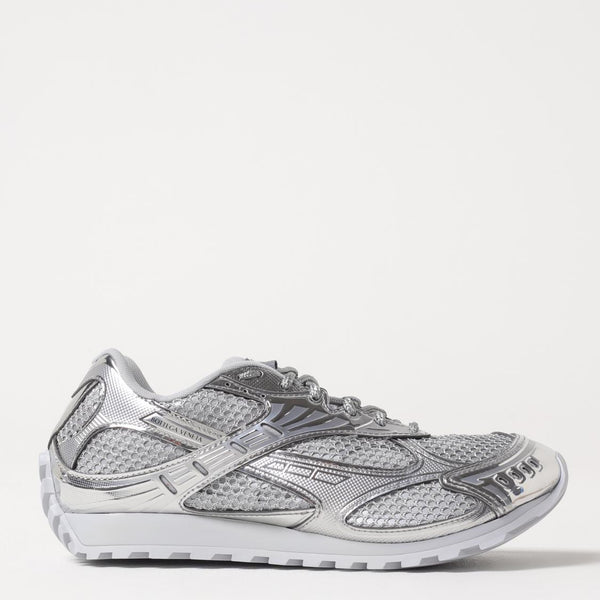 Bottega Veneta Shoes Bottega Veneta Sneakers Woman Silver Premium Designer Casual Shoes