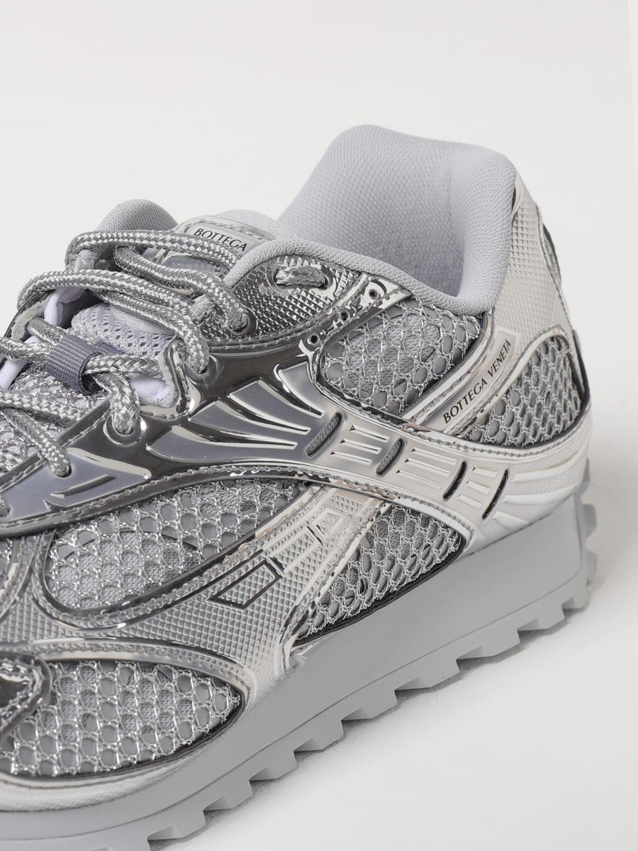 Bottega Veneta Shoes Bottega Veneta Sneakers Woman Silver Premium Designer Casual Shoes