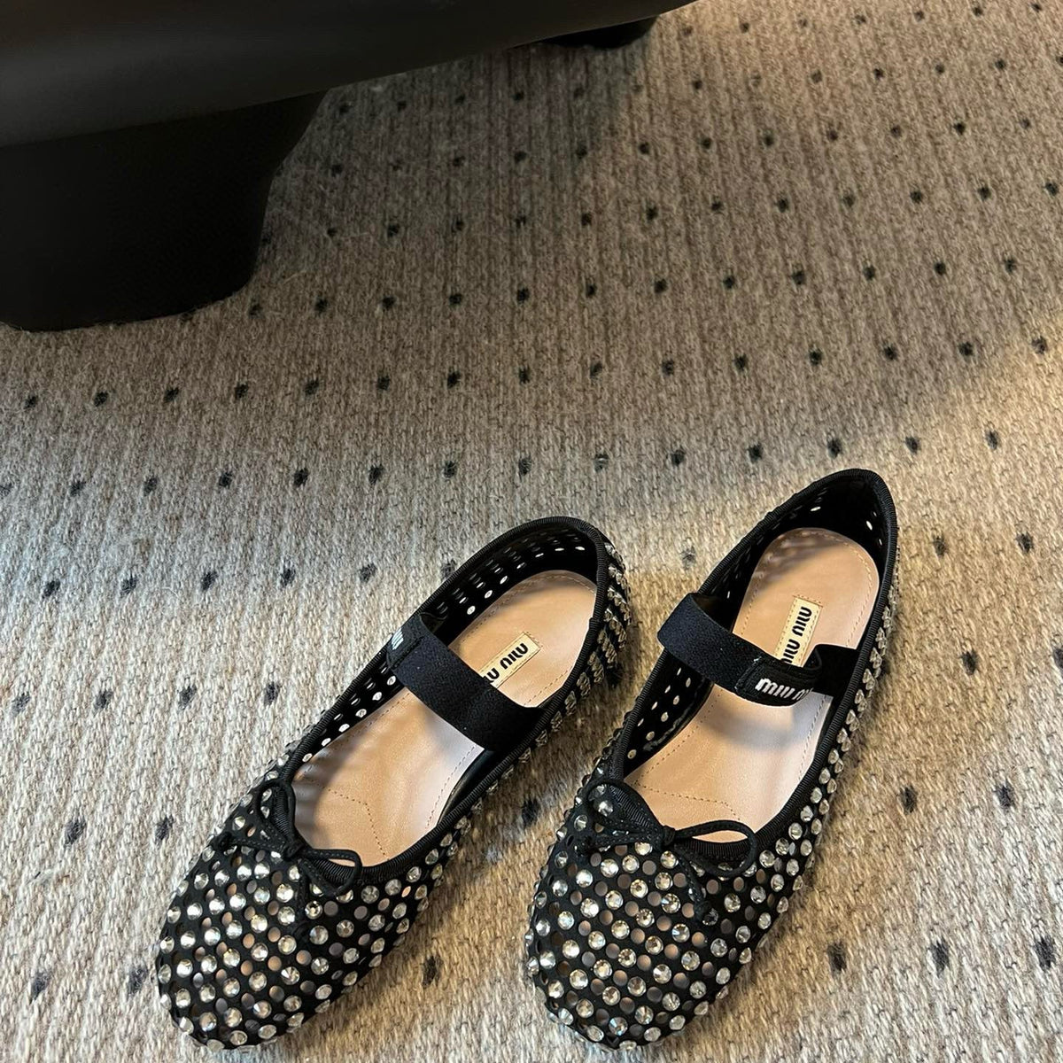 Shoes- Miu M Ballet Flats Luxury Lifestyle Designer Footwear