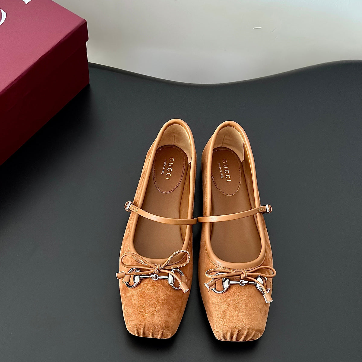 Gucci Shoes- Gucci Ballet Flats Premium Designer Casual Shoes