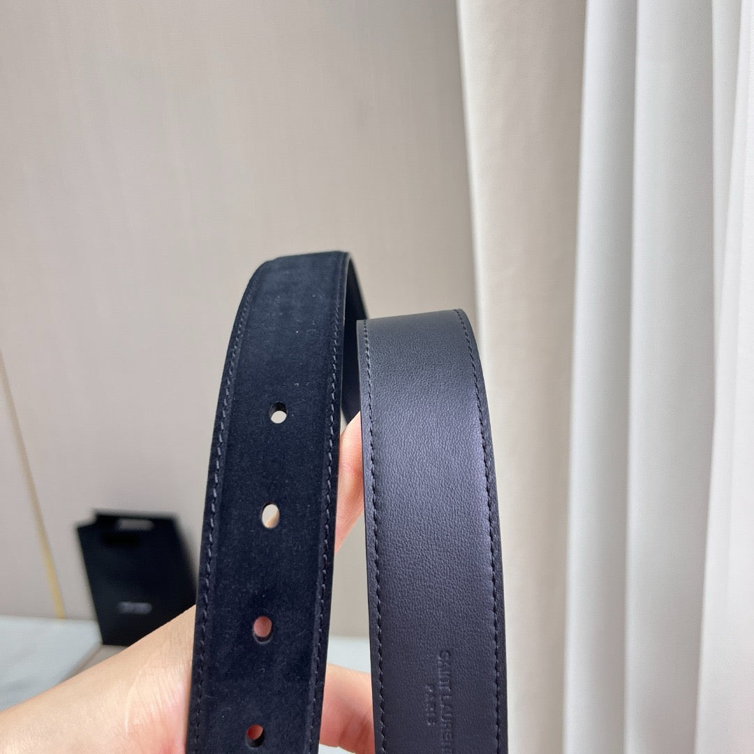 Saint Laurent Belts- Saint Laurent Belt 3 Cm Classic Everyday Designer Belt