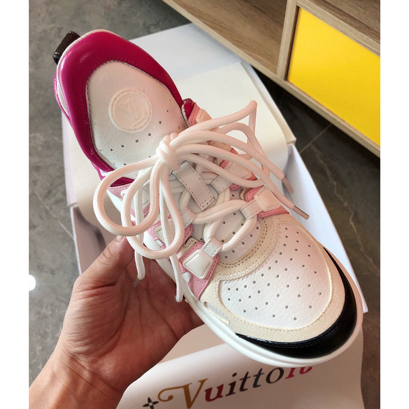 Close-up of Louis Vuitton shoes craftsmanship