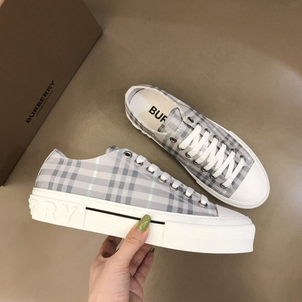 Burberry shoes Style 301 - front view, bold signature style