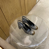 Louis Vuitton shoes Style 200 - close-up of iconic logo design