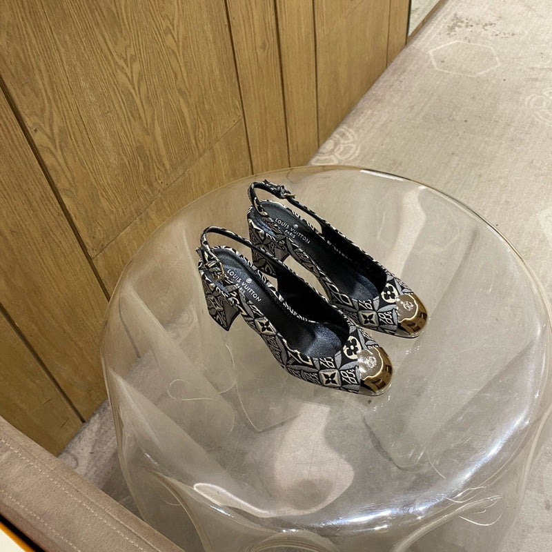 Louis Vuitton Black Chelsea Boots - Angled View