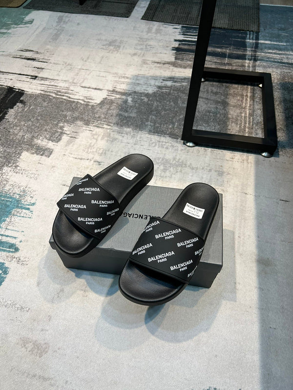 Balenciaga Red Platform Sandals - Close-Up Texture View