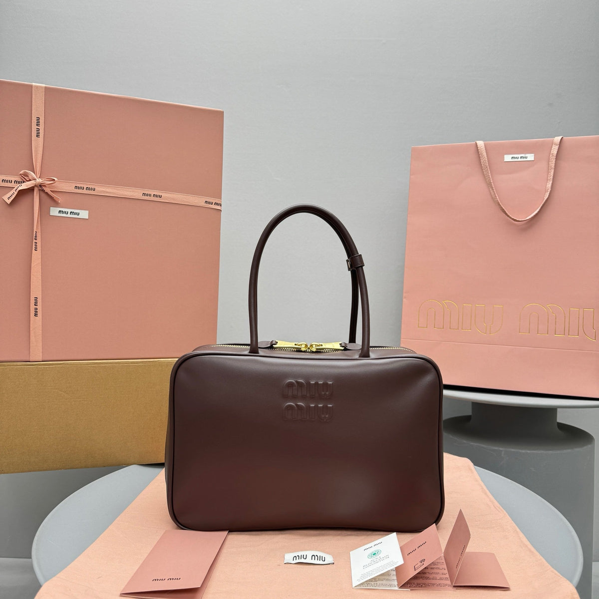 Bags- Miu M Beau Bag Premium Designer Shoulder Bag