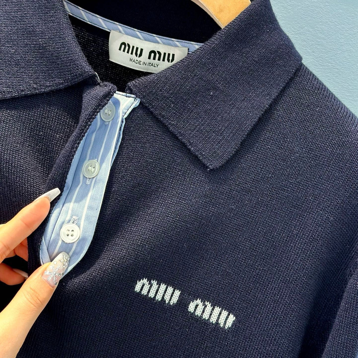 Sweaters- Miu M Jumper Premium Casual Designer Knitwear