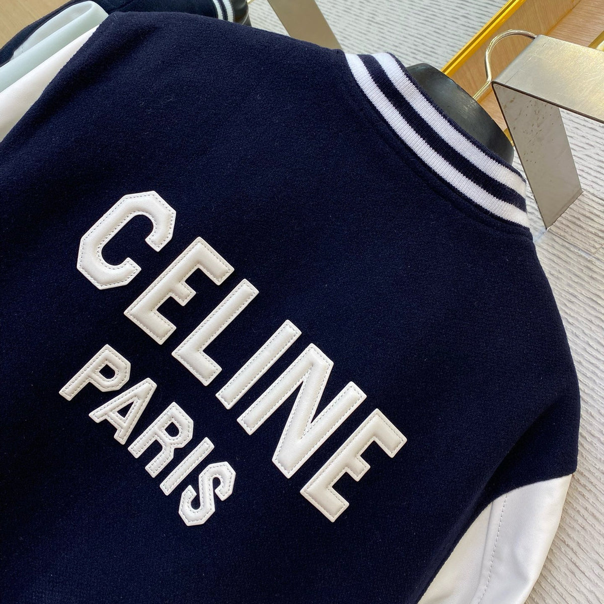 Celine Bomber Jacket – luxury designer bomber jacket at Velouxe