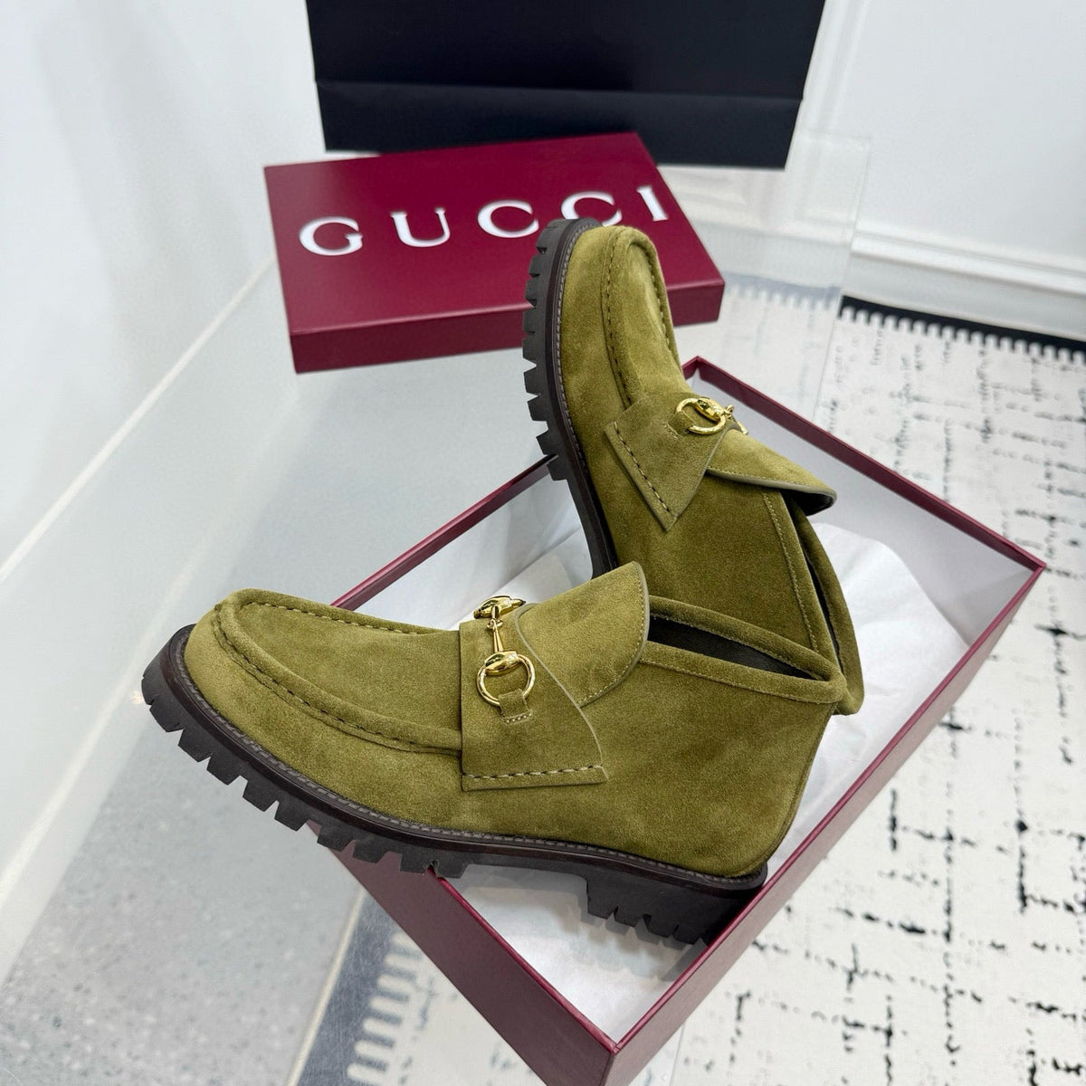 Gucci Shoes? Gucci Boots Premium Designer Casual Shoes