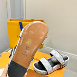Louis Vuitton Red Combat Boots - Sole Detail View