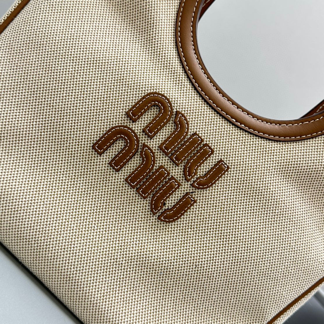 Bags- Miu M Ivy Cannete Bag Luxury Designer Leather Handbag