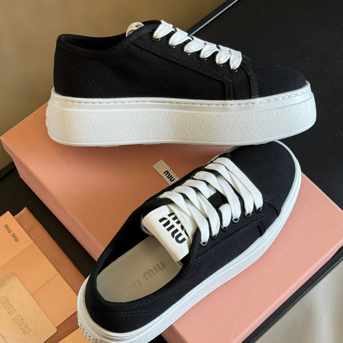 Shoes- Miu M Trainers Premium Designer Casual Shoes