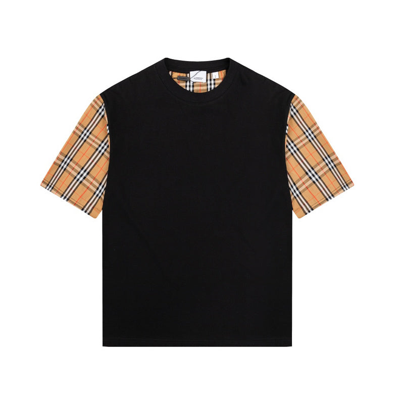 Burberry luxury t-shirt detail shot