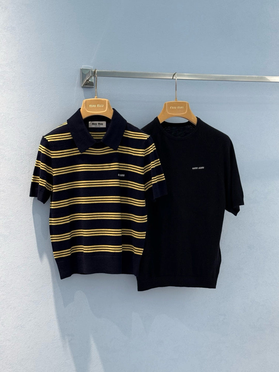 Polo Shirts- Miu M Polo Shirt Premium Everyday Polo Shirt