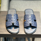 Hermes shoes Style 020 - logo and branding close-up