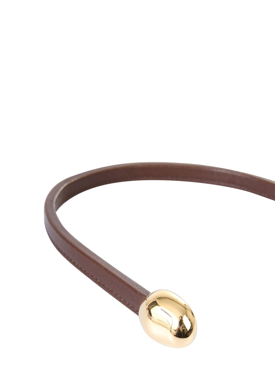Bottega Veneta Jewellery? Bottega Veneta Women Leather Necklace Elegant Everyday Fine Jewellery