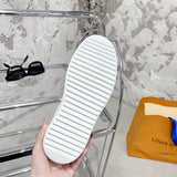 Louis Vuitton Nude Slip-On Sneakers - Lifestyle Styling Shot