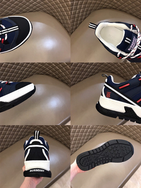 Burberry Beige Low-Top Sneakers - Back View