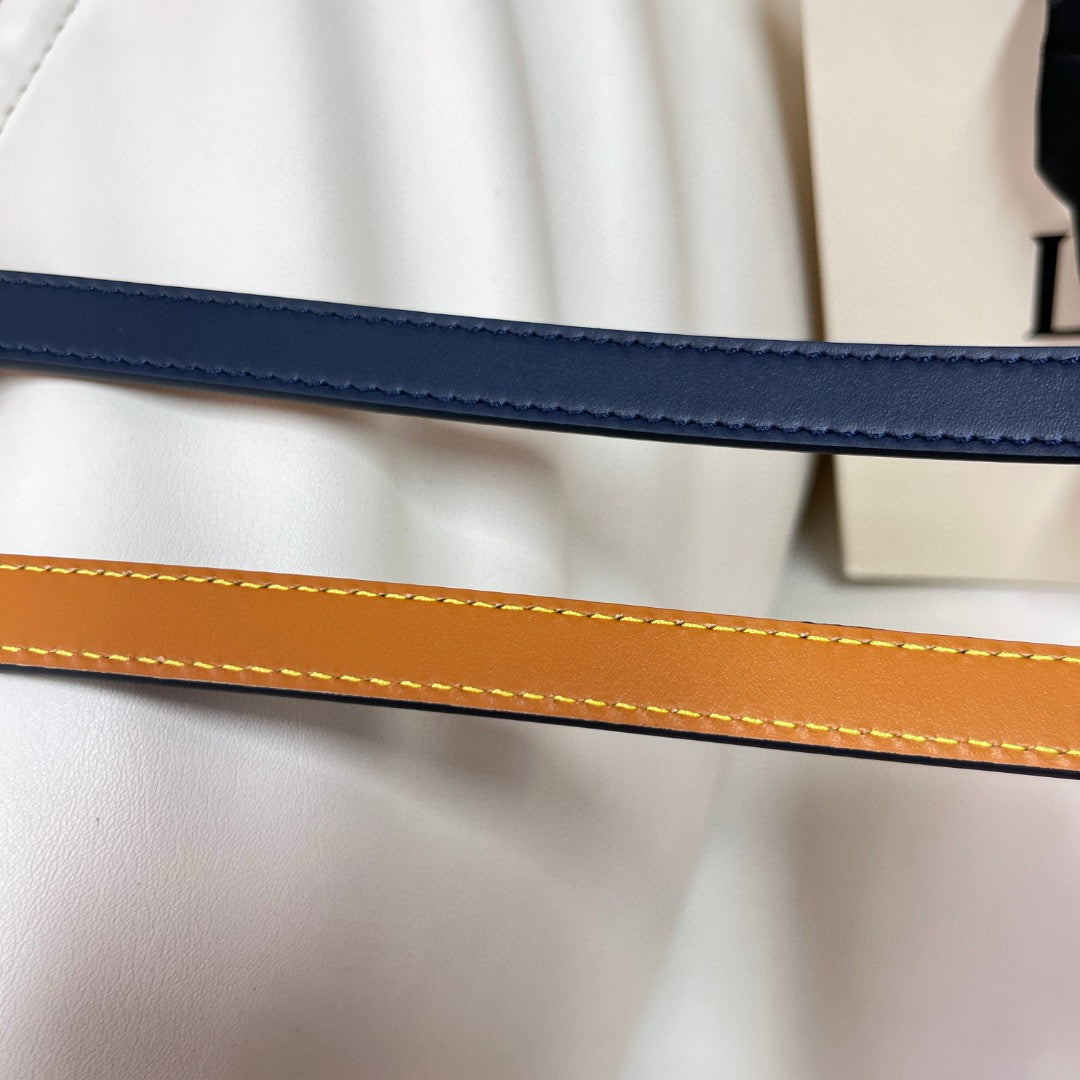 Belts- Loew Belt 1.5 Cm Premium Leather Designer Belt