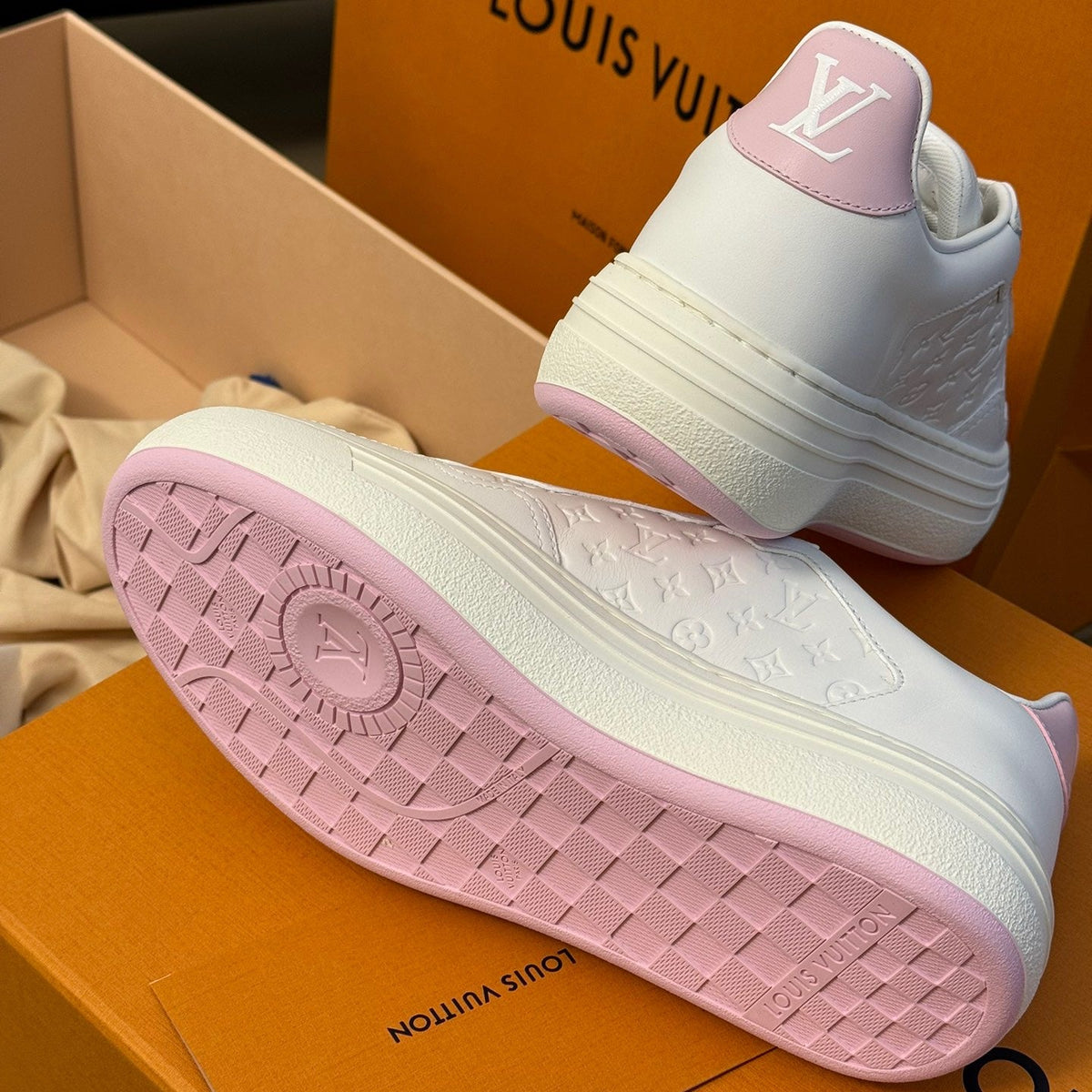 Louis Vuitton Shoes- Louis Vuitton Lou Trainers Premium Designer Casual Shoes