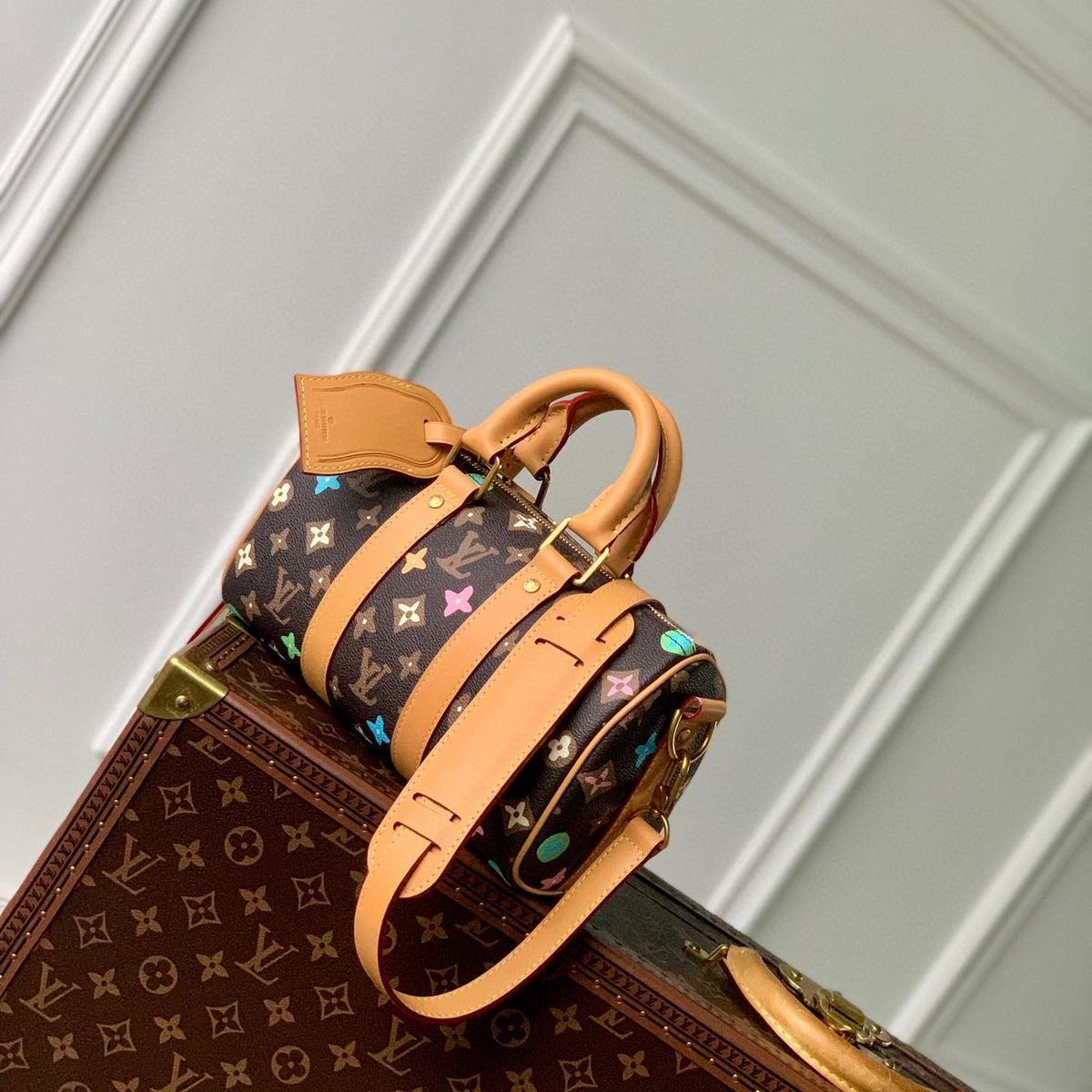 Louis Vuitton Bags- Louis Vuitton Lou Keepall 25 Bag Premium Designer Shoulder Bag