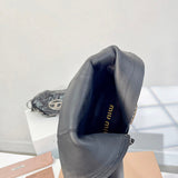 Close-up of Miu Miu shoes craftsmanship