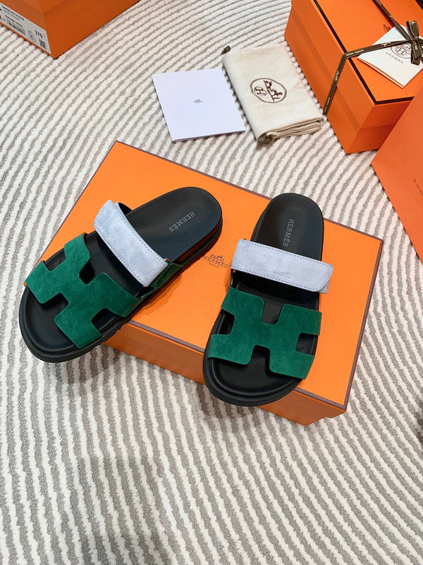 Hermes sandals Style 203 - styled lifestyle view