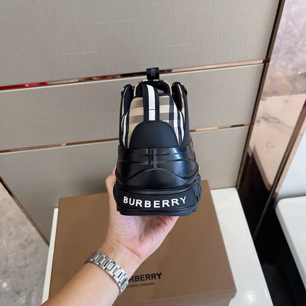 Burberry Burgundy Loafer Flats - Sole Detail View