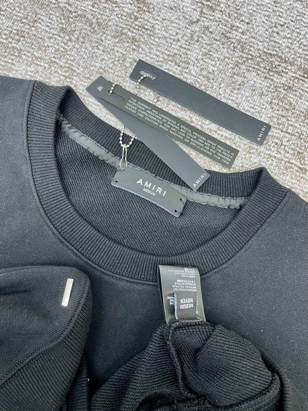 Amiri luxury hoodie detail shot