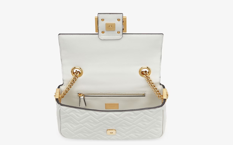 Fendi Bags? Fendi Baguette Chain Midi Nappa leather Bag Premium Designer Shoulder Bag