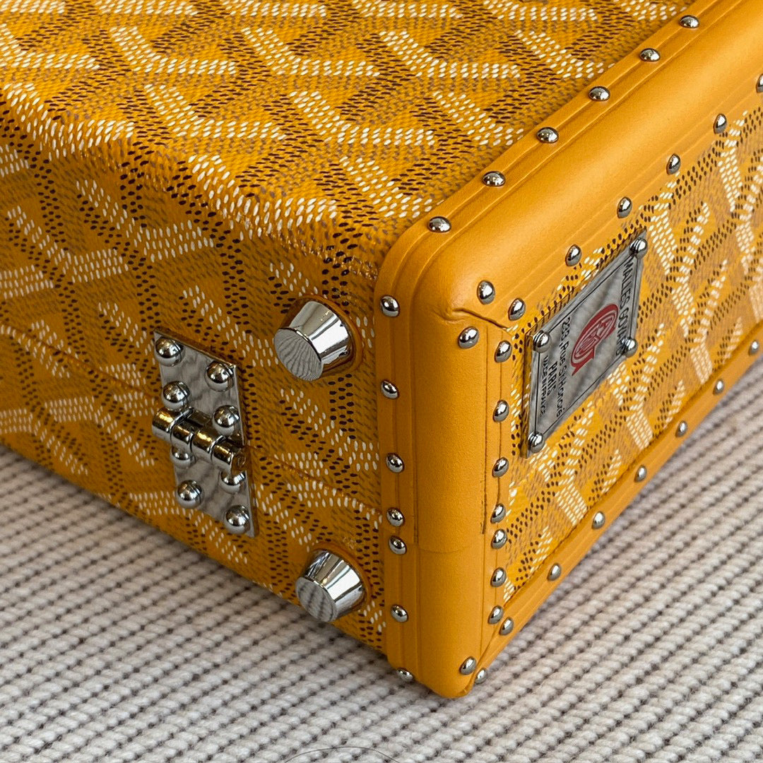 Bags- Goya Grand Hotel Trunk Bag Luxury Designer Leather Handbag