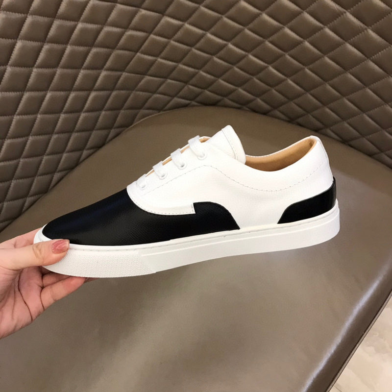 Hermès Beige High-Top Sneakers - Angled View