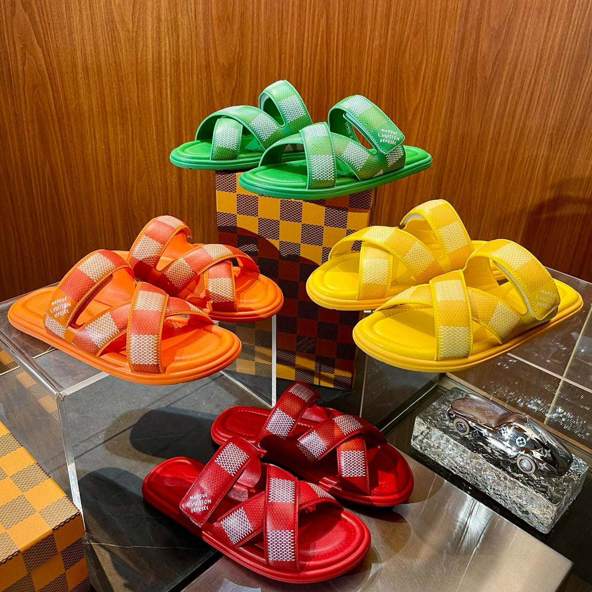 Louis Vuitton Shoes- Louis Vuitton Lou Venice Mule Luxury Lifestyle Designer Footwear