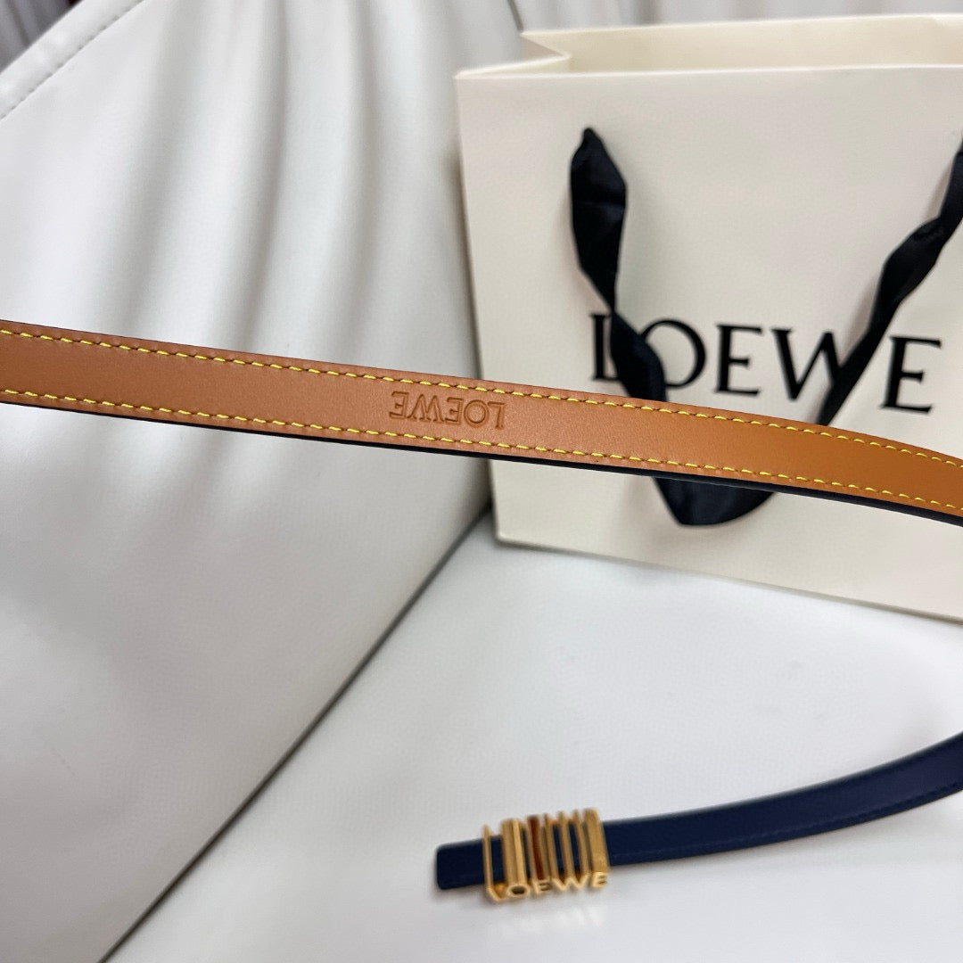 Belts- Loew Belt 1.5 Cm Premium Leather Designer Belt