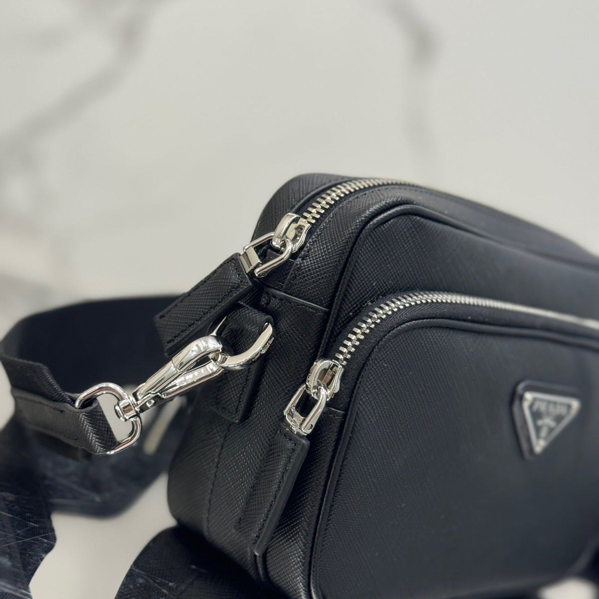 Bags- Pd Saffiano Leather Shoulder Bag Elegant Everyday Designer Handbag