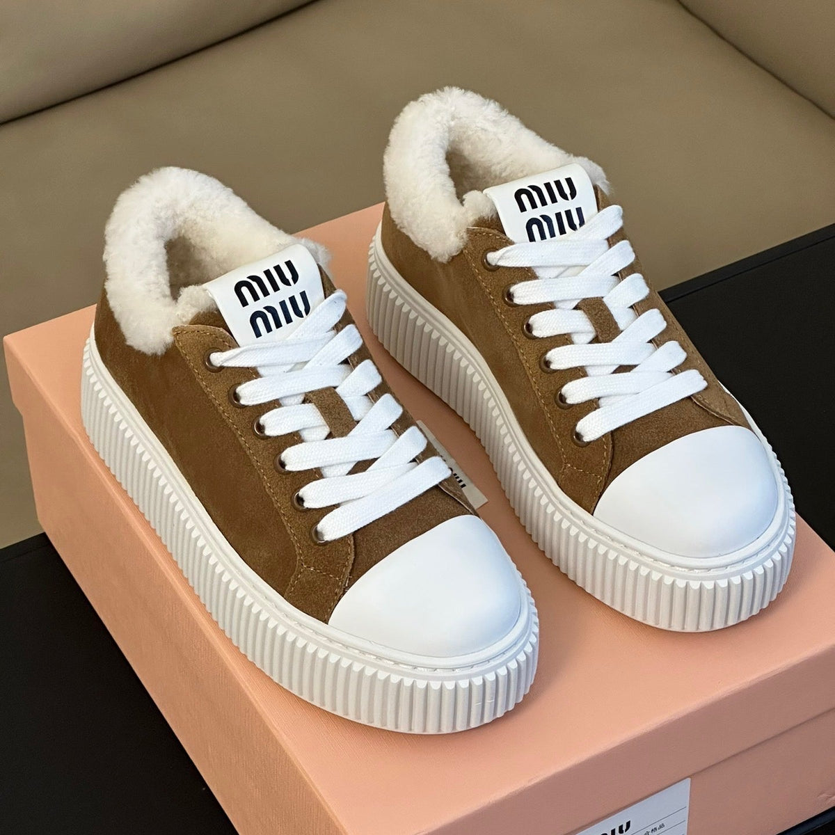 Shoes- Miu M Trainers Premium Designer Casual Shoes
